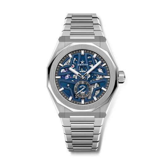 Zenith DEFY Skyline Skeleton 41 mm Blue Dial Stainless Steel Bracelet 03.9300.3620/79.I001