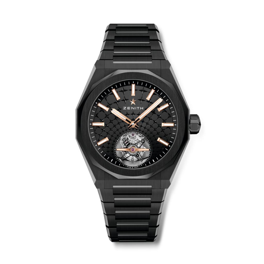 Zenith DEFY SKYLINE TOURBILLON 41 mm Black Dial Black Ceramic Bracelet 49.9300.3630/21.I001