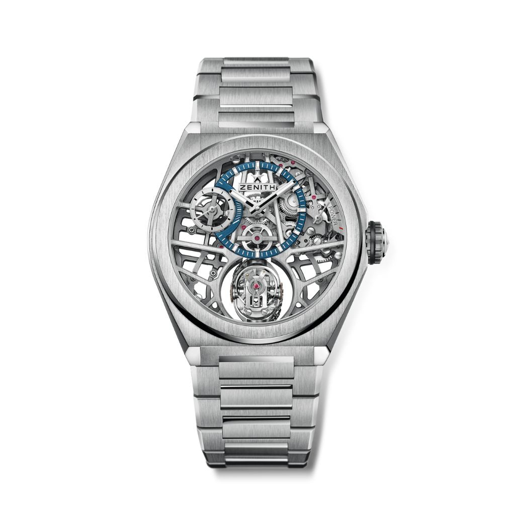 Zenith DEFY ZERO G 44 mm Silver Dial Brushed Titanium Bracelet 95.9000.8812/78.M9000