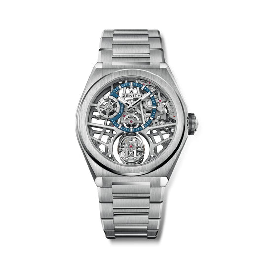 Zenith DEFY ZERO G 44 mm Silver Dial Brushed Titanium Bracelet 95.9000.8812/78.M9000