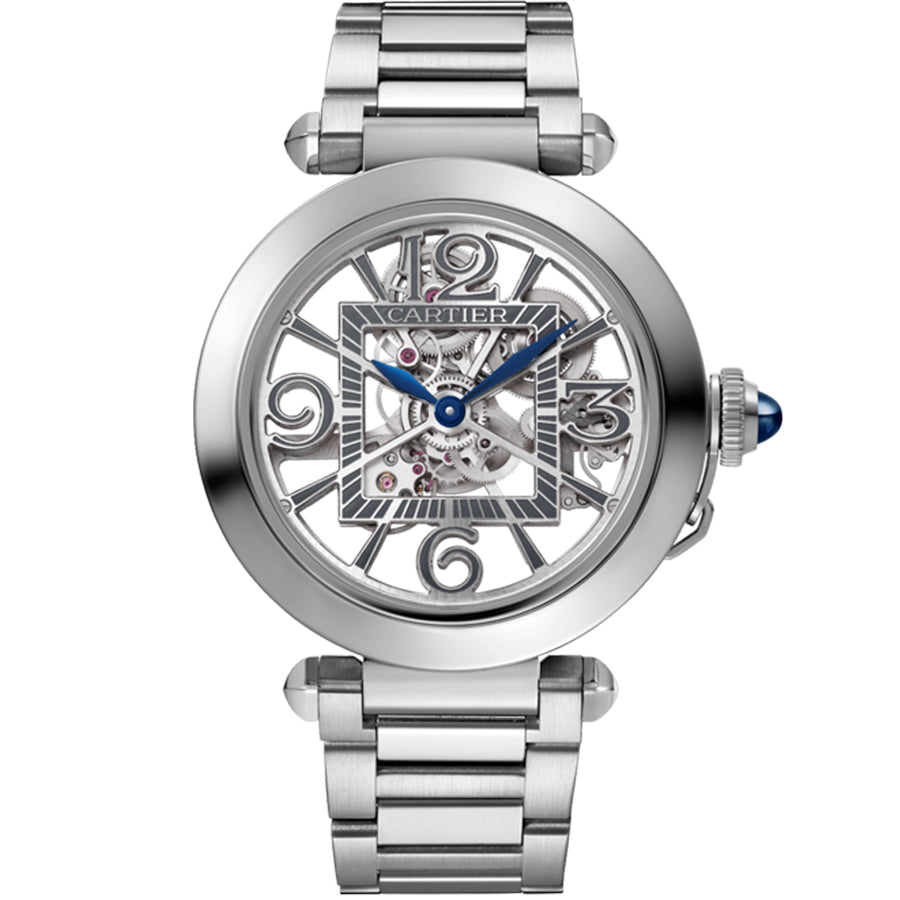 Cartier Pasha De Cartier 41mm WHPA0007 Openworked Dial